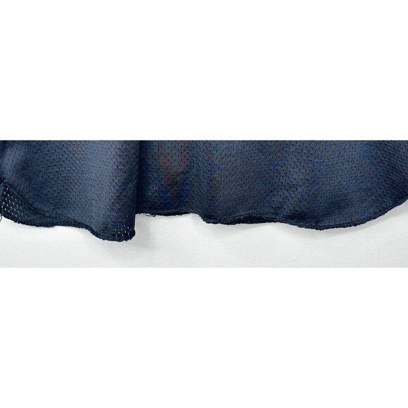 Athletic Knit Mens Shirt Sleeveless Baseball Jersey Button Up Embroidered Large - Picture 11 of 11